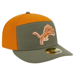 Two-Tone Color Pack Split Panel 59FIFTY Fitted Hat - Detroit Lions