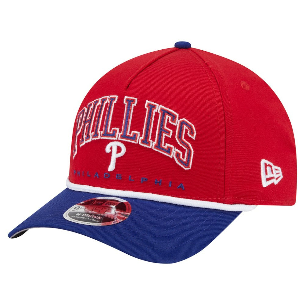 MLB Philadelphia Phillies New Era Arch 9FORTY A-Frame M-Crown Adjustable Hat