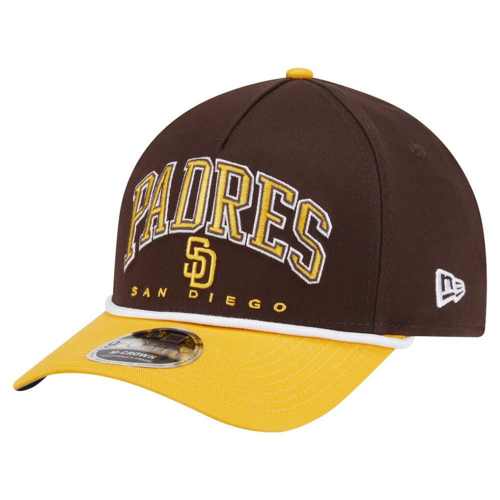 MLB San Diego Padres New Era Arch 9FORTY A-Frame M-Crown Adjustable Hat