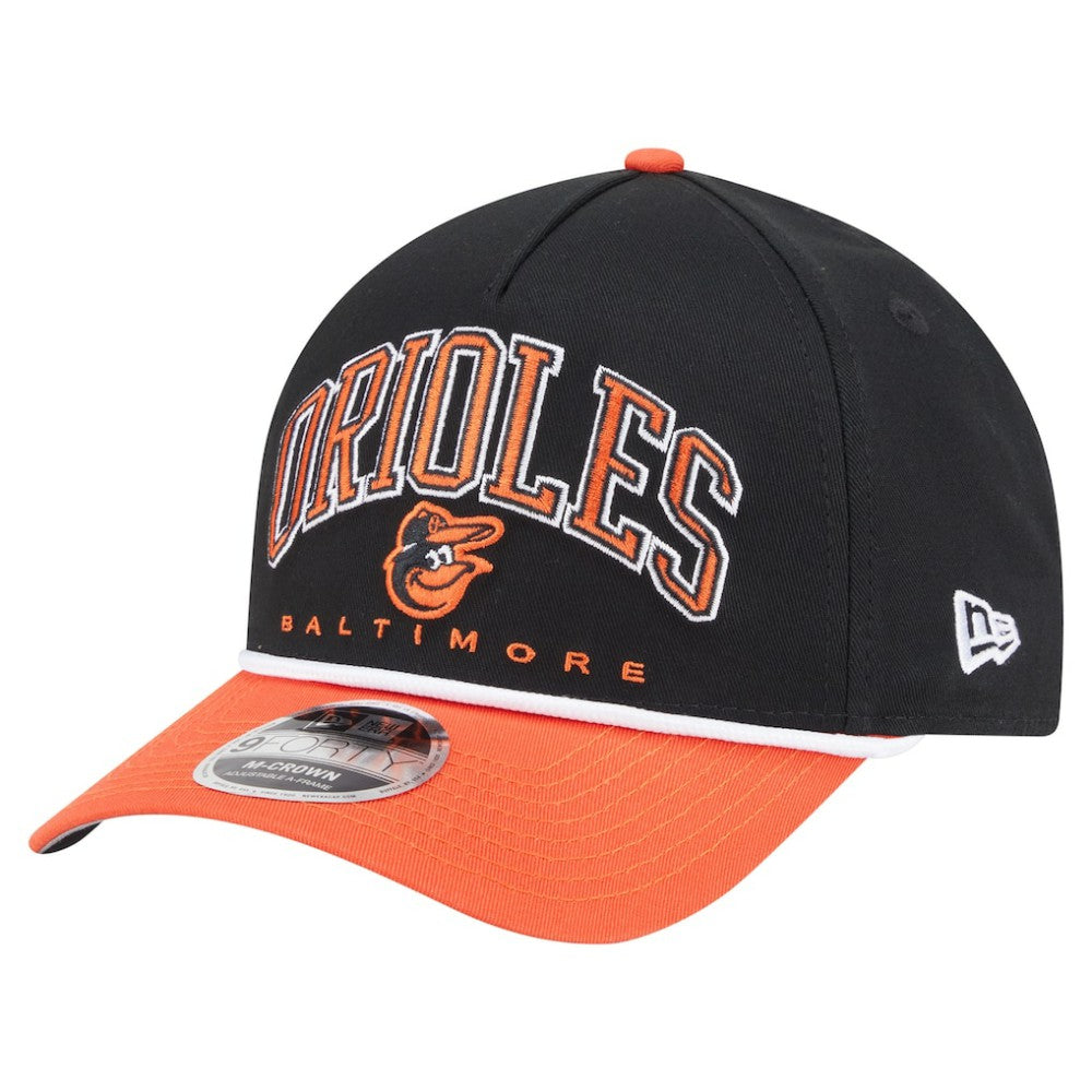 MLB Baltimore Orioles New Era Arch 9FORTY A-Frame M-Crown Adjustable Hat