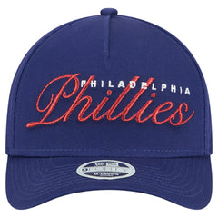 MLB Philadelphia Phillies New Era Women's Metallic A-Frame 9FORTY Adjustable Hat