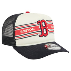 MLB Boston Red Sox New Era Banner A-Frame 9FIFTY Trucker Snapback Hat
