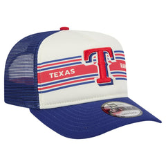 MLB Texas Rangers New Era Banner A-Frame 9FIFTY Trucker Snapback Hat