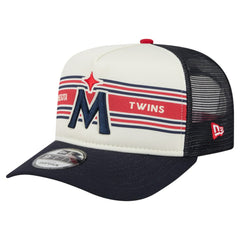 MLB Minnesota Twins New Era Banner A-Frame 9FIFTY Trucker Snapback Hat