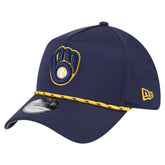 MLB Milwaukee Brewers New Era 39THIRTY A-Frame Perforated Flex Hat