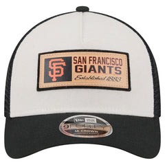MLB San Francisco Giants New Era Text A-Frame Trucker 9FORTY Hat