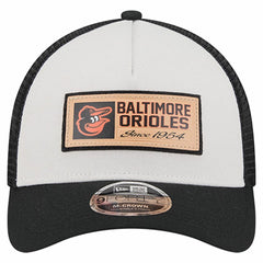 MLB Baltimore Orioles New Era Text A-Frame Trucker 9FORTY Hat