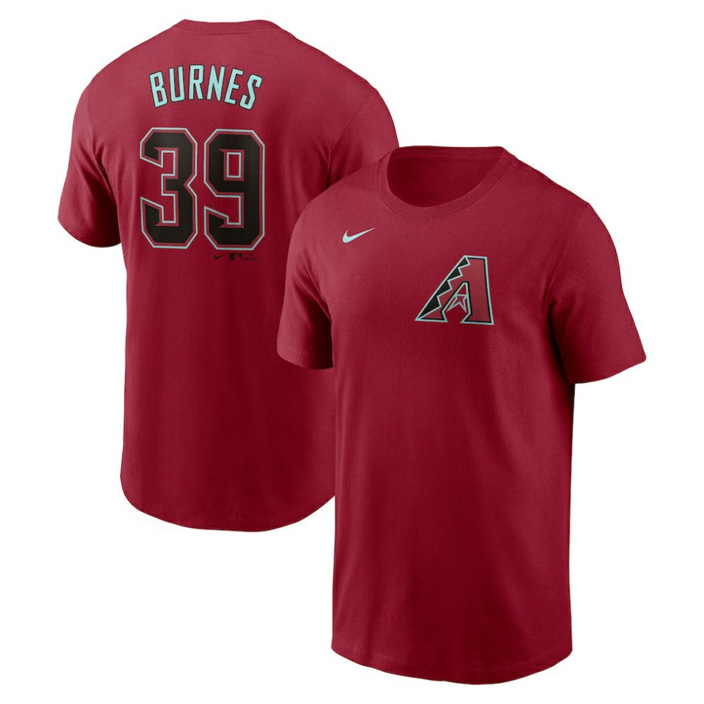 MLB Corbin Burnes Arizona Diamondbacks Nike Fuse Name & Number T-Shirt