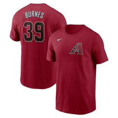 MLB Corbin Burnes Arizona Diamondbacks Nike Fuse Name & Number T-Shirt