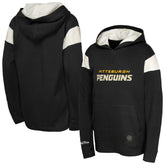 NHL Black Pittsburgh Penguins Youth Thermal Lightweight Pullover Hoodie