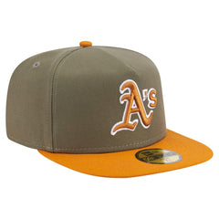 MLB Athletics New Era Two-Tone Color Pack A-Frame 59FIFTY Fitted Hat