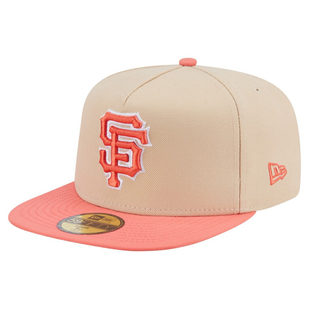 MLB San Francisco Giants New Era Two-Tone Color Pack A-Frame 59FIFTY Fitted Hat