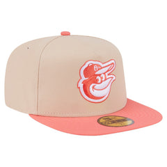 MLB Baltimore Orioles New Era Two-Tone Color Pack A-Frame 59FIFTY Fitted Hat