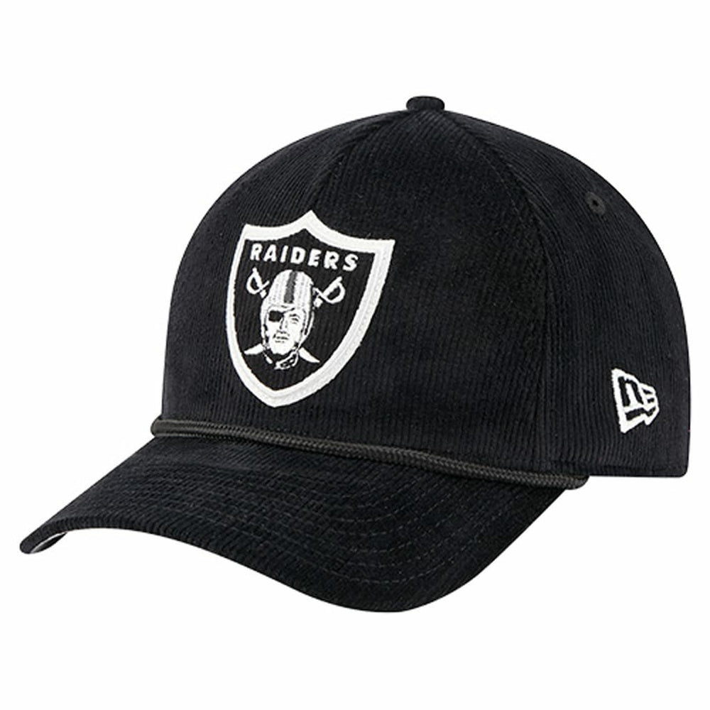 Cord Corduroy 9FORTY A-Frame Adjustable Hat - Las Vegas Raiders