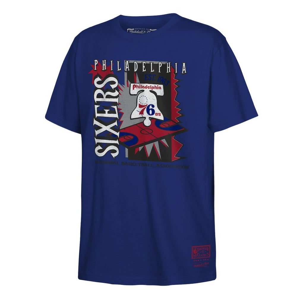 NBA Philadelphia 76ers Youth Retro '90s Poster T-Shirt