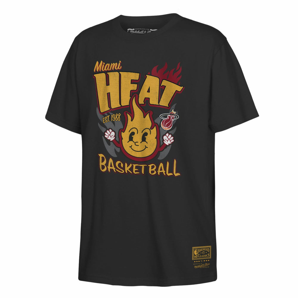 NBA Miami Heat Youth Retro Mascot Script T-Shirt
