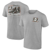 NHL Heather Gray Anaheim Ducks Glory Skates T-Shirt