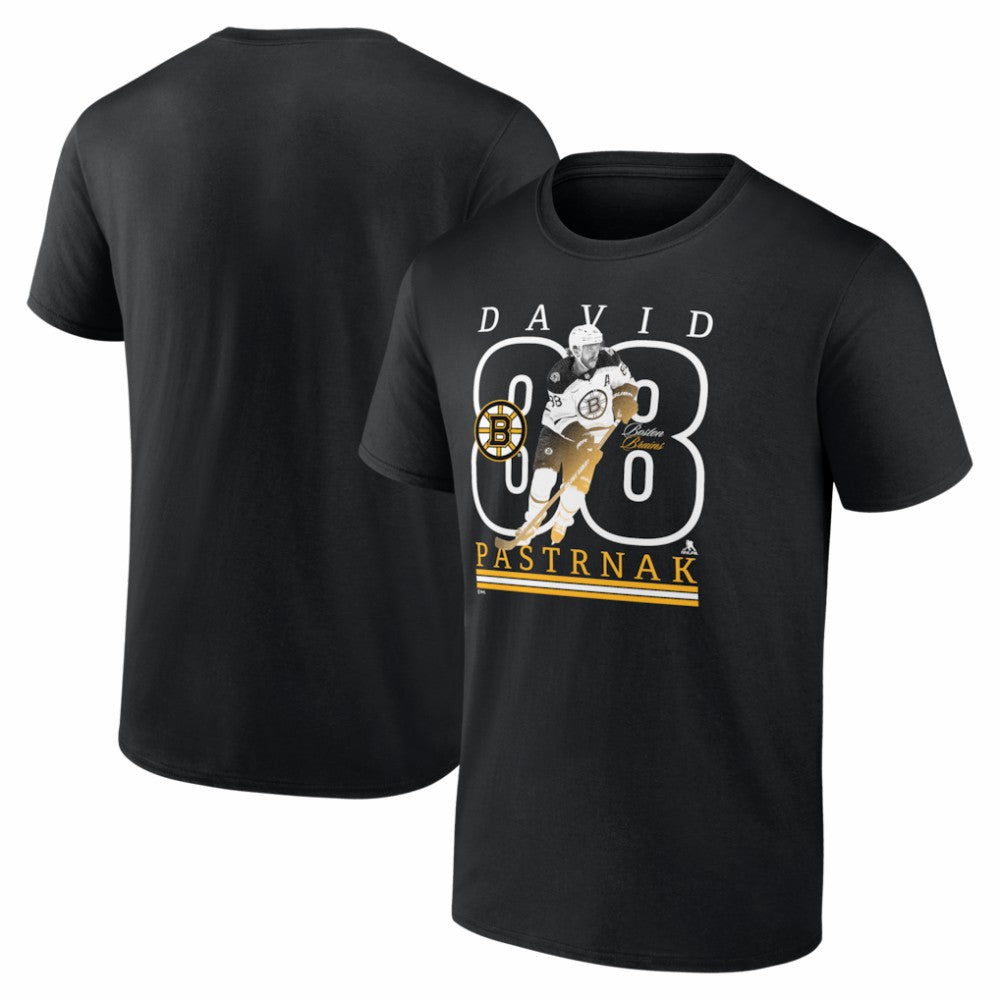 NHL Black David Pastrnak Boston Bruins Player Show T-Shirt