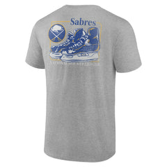NHL Heather Gray Buffalo Sabres Glory Skates T-Shirt