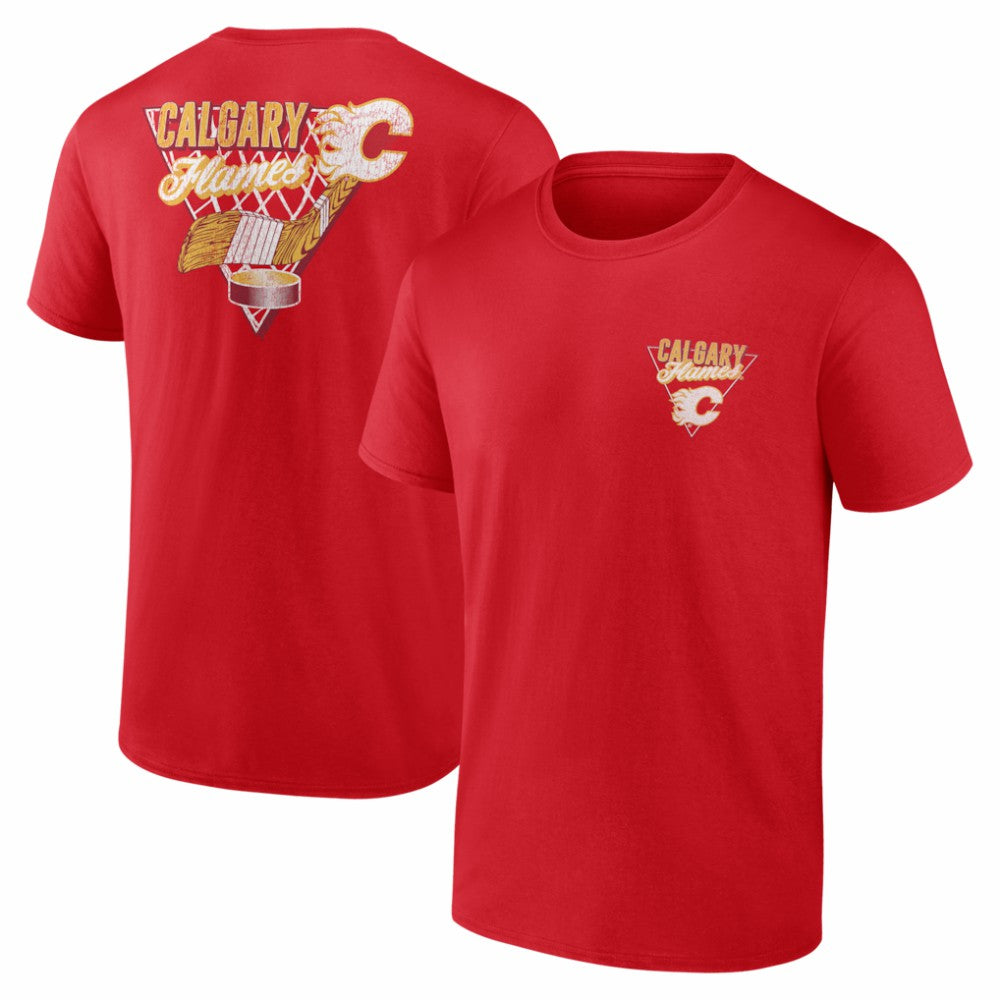 NHL Red Calgary Flames Net Slap T-Shirt