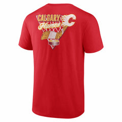 NHL Red Calgary Flames Net Slap T-Shirt