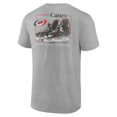 NHL Heather Gray Carolina Hurricanes Glory Skates T-Shirt
