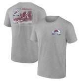 NHL Heather Gray Colorado Avalanche Glory Skates T-Shirt