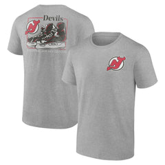 NHL Heather Gray New Jersey Devils Glory Skates T-Shirt