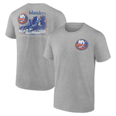 NHL Heather Gray New York Islanders Glory Skates T-Shirt