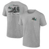NHL Heather Gray San Jose Sharks Glory Skates T-Shirt
