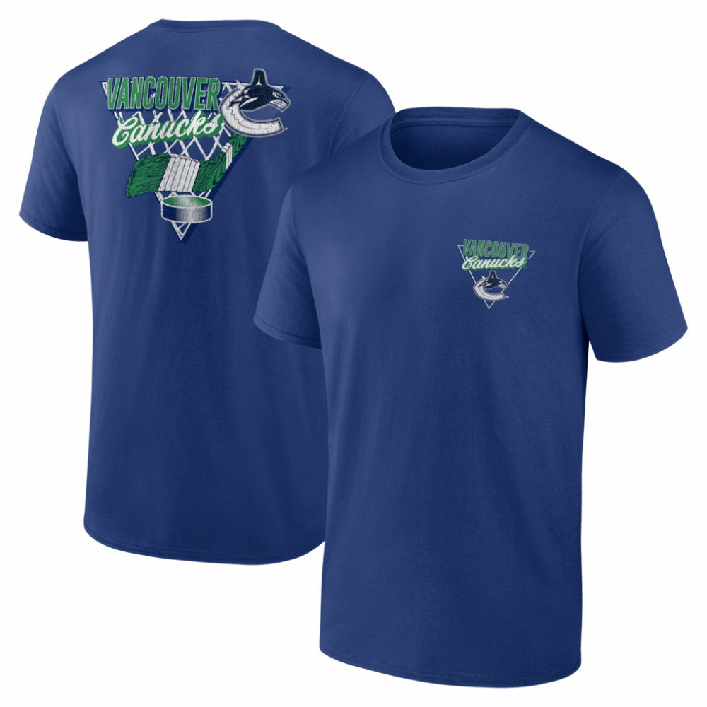 NHL Blue Vancouver Canucks Net Slap T-Shirt