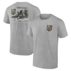 NHL Heather Gray Vegas Golden Knights Glory Skates T-Shirt