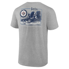 NHL Heather Gray Winnipeg Jets Glory Skates T-Shirt