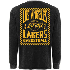 NBA Los Angeles Lakers Sportiqe Men's Bono Long Sleeve T-Shirt