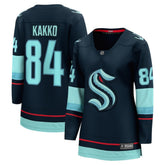 NHL Deep Sea Blue Kaapo Kakko Seattle Kraken Fanatics Women's Home Breakaway Player Jersey