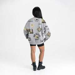Gameday Couture Women's Always On Repeat Fleece Sweatshirt - New Orleans Saints