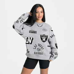 Gameday Couture Women's Always On Repeat Fleece Sweatshirt - Las Vegas Raiders