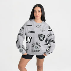 Gameday Couture Women's Always On Repeat Fleece Sweatshirt - Las Vegas Raiders