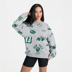 Gameday Couture Women's Always On Repeat Fleece Sweatshirt - New York Jets
