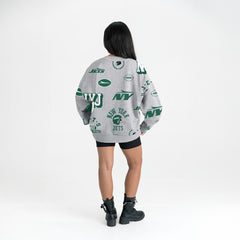 Gameday Couture Women's Always On Repeat Fleece Sweatshirt - New York Jets