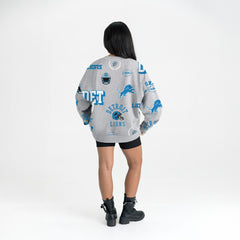 Gameday Couture Women's Always On Repeat Fleece Sweatshirt - Detroit Lions