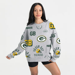 Gameday Couture Women's Always On Repeat Fleece Sweatshirt - Green Bay Packers