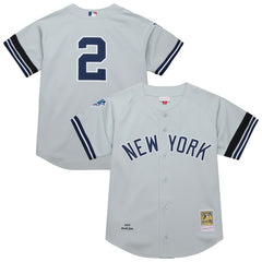MLB Derek Jeter New York Yankees Mitchell & Ness Cooperstown Collection 2000 World Series Authentic Jersey