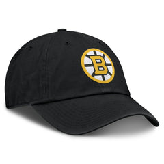 NHL Black Boston Bruins Fanatics Primary Logo Adjustable Hat