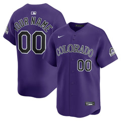 MLB Colorado Rockies Nike Alternate Limited Custom Jersey