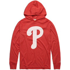 MLB Philadelphia Phillies Homage Lightweight Raglan Tri-Blend Pullover Hoodie