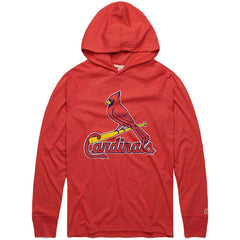 MLB St. Louis Cardinals Homage Lightweight Raglan Tri-Blend Pullover Hoodie