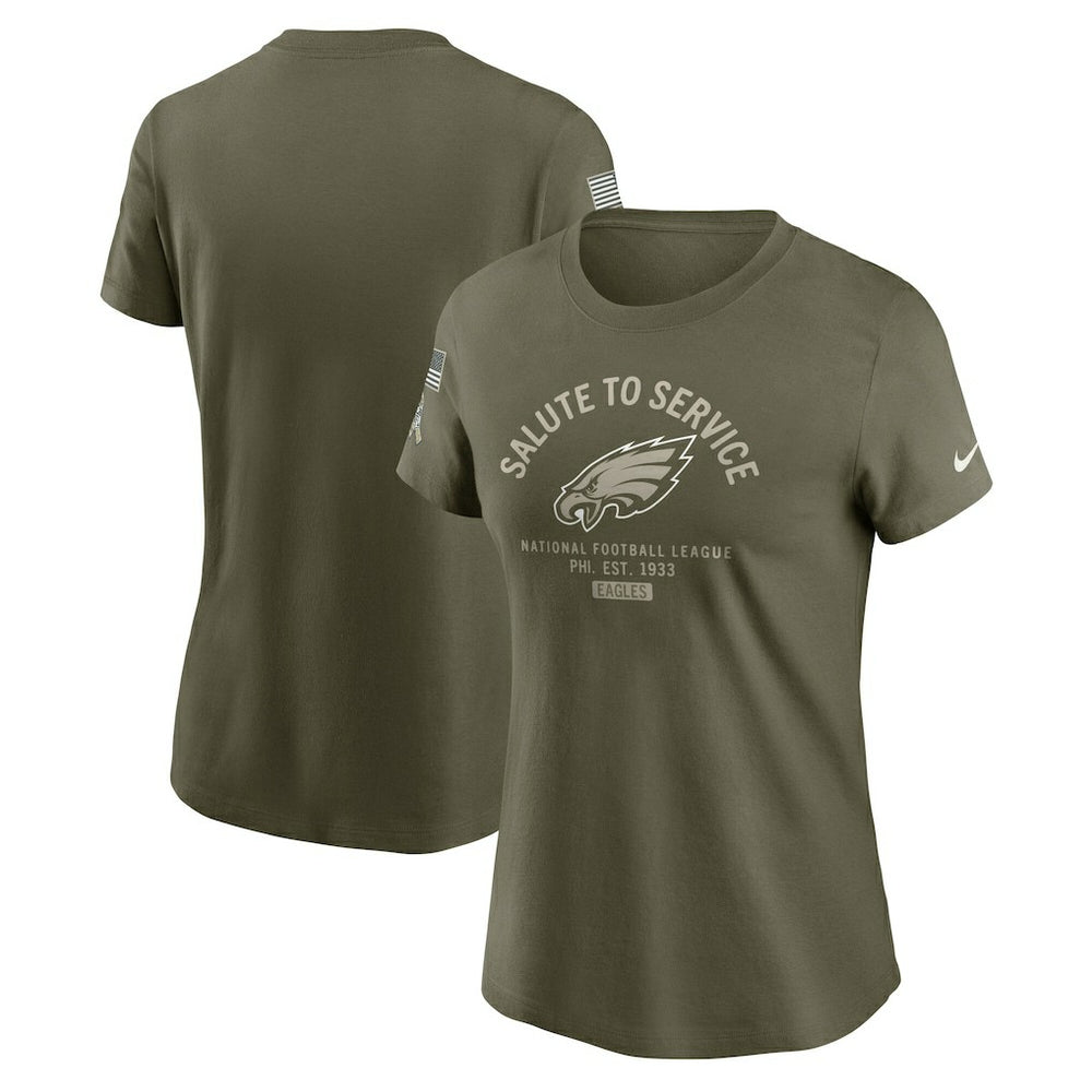 Women's 2025 Salute to Service Sideline T-Shirt - Philadelphia Eagles