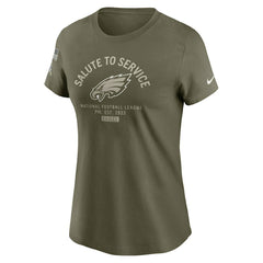 Women's 2025 Salute to Service Sideline T-Shirt - Philadelphia Eagles