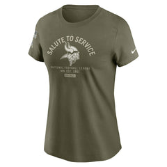Women's 2025 Salute to Service Sideline T-Shirt - Minnesota Vikings